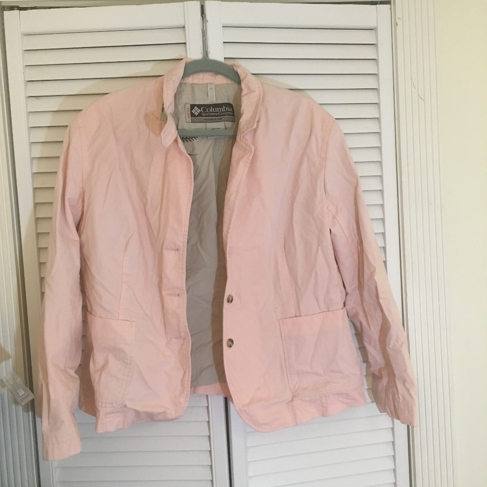 GUC XL Pink Columbia Lined Jacket Blazer